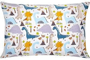 BABY AMABC Coussin de lit de bébé avec taie d'oreiller, 40 x 60 cm, rembourrage en microfibre super doux, confortable, pour lit d'enfant, parfait pour les voyages, lit d'enfant