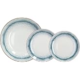 Tognana Oasis 18-Piece Dinnerware Set, Porcelain, Light Blue