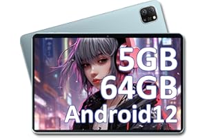 OSCAL Tablette Tactile, Tablette Android 12, 5 Go RAM + 64 Go ROM (TF 1 to), 1280 × 800 HD+, 6580 mAh, Camera 5MP, Tablette WiFi/BT/OTG/Type-C/Prise Casque 3,5 mm/Casting sans Fil