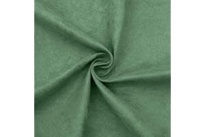 DESHOME Siviglia - Tessuto al metro per divani microfibra effetto scamosciato Stoffa al metro per tappezzeria divani, poltrone, cuscini, sedie, arredo Verde antico 1 metro