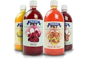 TRADE CHEMICALS FRESH PET eco-Refill 4 x 1L Bottles (Make up to 25L each bottle) - Kennel Disinfectant | Cleaner | (MIX AND MATCH)