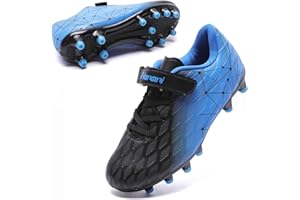HANANI Boys Football Boots Shoes Kids Girls FG/AG Soccer Athletics Training Sport Running Shoes Profession Competition Teenager Indoor Outdoor Cleats Sneakers for Unisex