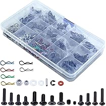 QWORK® 7-delige RC Hex-schroevendraaierset, RC-gereedschapsset, voor RC-auto's, boten, racedrones, robots, 0,9 mm 1,27 mm 1,3 mm 1,5 mm 2,0 mm 2,5 mm 3,0 mm
