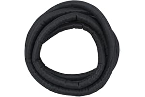 JJPJL 3 Mètres Gaine Cable,Gaine Cable Informatique,Protection Cable Electrique,Gaine Tressée,Range Fil Electrique,Protège Cable,pour Câbles Réseau,HDMI,Câbles D'écran,Câbles D'alimentation,USB,Noir(Ø 16mm)