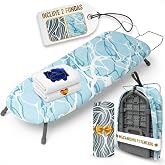 Homellence Folding Table Ironing Board &ndash; Table Top Ironing Board | 2026 &ndash; With 2 Premium Covers with Patented Mechanism for G