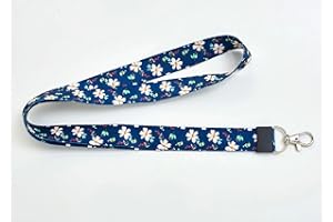 WLOT Courroie de Cou de Lanière, l'impression Recto-verso en Couleur et Idéale Pour Les Clés de Badge D'identification Mobiles Mp3 USB Holder(style 11)