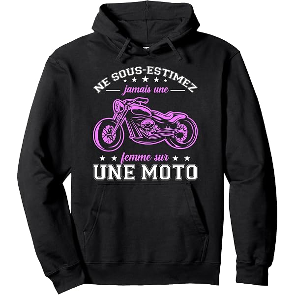 Hoodie Moto Style Sweat Motard 'Les Meilleurs Deviennent Motards' - Homme - Coupe Classique - 241g Sweat Capuche Moto