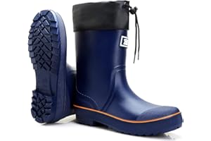 Foinledr Bottes Caoutchouc Homme Botte Bottes de Pluie Bottes Jardin Rain Boots Jardinage Bottines