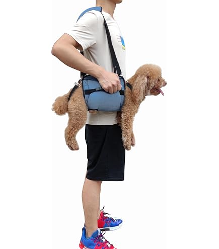 Porte-chien écharpe Réglable Sans Mains | Harnais Ventilé Pour Transport | Senior, Vétérinaire, Randonnée - 11