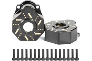 AMK Boîtier d'essieu de contre-poids en laiton TRX4 pour 1/10 RC Crawler TRX6 TRX4 Bronco Defender Upgrade (D)