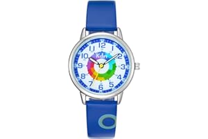 KDM Montre Enfant Montres Bracelet Montre Fille Design Sport Étanche Mignonne Dessin Animé Montres Quartz Cuir Mode Cadeau Montres Elégantes pour Les Enfants Garçons Filles