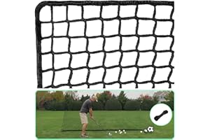 IUZEAI Golf Practice Net Golf Ball Hitting Netting（Net Only）, Heavy Duty Nylon Golf Sports Netting Barrier Nets 10x10ft/10x15ft/10x20ft/10x25ft/10x30ft/10x40ft