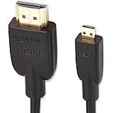 Amazon Basics - High speed micro HDMI over HDMI cable, latest standard, 1.83 meters (2-Pack)