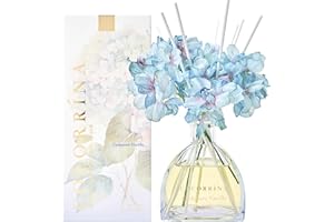 COCORRÍNA Fiore Diffusore Profumo Ambiente 250ml, Cashmere Vanilla, con 8 Bastoncini di Fragranza, Naturale, di Lunga Durata, per la Camera da Letto, L'Ufficio, Il Bagno