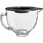 Kitchenaid 4,8 L Stand Mikser İ&ccedil;in Cam Kase-5KSM5GB