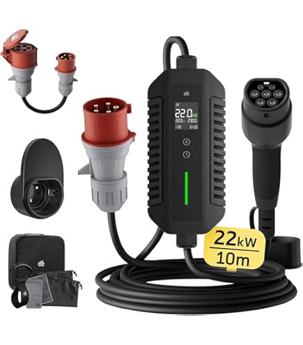 Tera EV Ladegerät Smart APP mit 32A Typ 2 22kW oder 11kW Heim Ladestation 400V CE & TÜV Wallbox