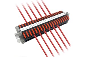 CHOONJIN 20 sztuk szybkie złącza elektryczne, złącza blokowe kablowe szybkie złącze zacisków zestaw zacisków szyny DIN zestaw do podłączenia i konwersji obwodów