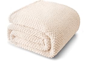 ‎WHALE FLOTILLA Whale Flotilla Kuscheldecke Decke, Flauschig Sofadecke Fleecedecke, Weiche und Warme Wohndecke Tagedecke für Jahreszeiten, 220x240 cm, Elfenbein