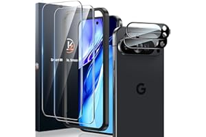 LK 2+2 Schutzfolie für Google Pixel 10 Pro mit 2 Panzerglas und 2 Kameraschutz, 9H Hart HD-Vollabdeckung Folie, Kratzfest, Unterstützt Fingerabdruck-ID Panzerfolie, Pixel 10 Pro Displayschuzfolie