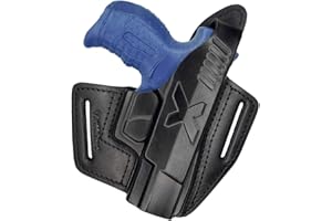 VlaMiTex B6 Funda de Pistola para Walther P22 P22Q de Piel Negro