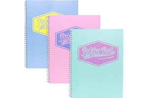 Pukka Pad Pastel Jotta Pad, A4, Pack of 3
