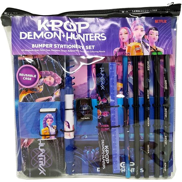 Kpop demon hunters - carnet de notes a5 premium | comme a l'ecole - rentree scolaire | jouéclub Kpop demon hunters - carnet de notes a5 premium | comme a l'ecole - rentree scolaire | jouéclub