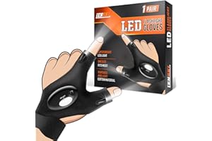 Lenski Geschenke für Männer, die alles haben, Angelzubehör, LED-Handschuhe, Strumpffüller für Männer, Gadgets für Männer
