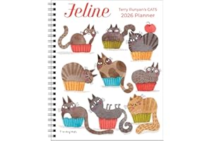Feline 12-Month 2026 Monthly/Weekly Planner Calendar: Terry Runyan's Cats