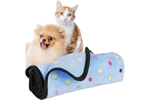 Tofern Pet Dog Blanket Washable Fluffy Fleece Blanket Soft and Breathable Cat Dog Blanket Fleece Coral Velvet Blankets for Cats Dogs Rabbits Pet Throw for Puppy Kitten Hamsters