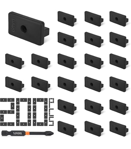 100 Stk. WPC Clips 5 Mm Inkl. Schrauben + 20 Start - Endclips