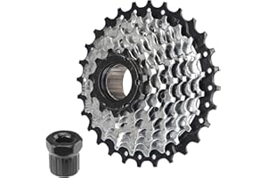 MEGHNA Roue libre pour vélo électrique 7/8 vitesses 11-28 dents / 11-32 Teeth Screw On Multiple Freewheel (8S-11-28T)