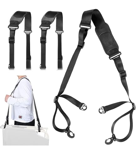 Sangle De Transport Réglable Pour Scooter, Trottinette, Chaise Plage, Tapis De Yoga - Avec Coussin D'épaule