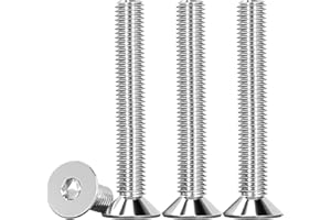 Drenky M6 x 40mm Stainless Steel Countersunk Bolts, 25 Pcs