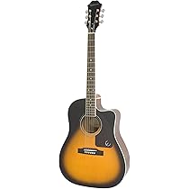Epiphone AJ-220SCE Electro-Acoustic Guitar: Buy Online at Best