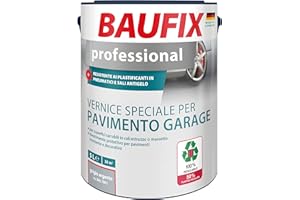 Baufix professional Vernice Speciale per Pavimento Garage, grigio argento, 5L