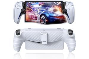 Gorixer Verbesserte Hülle für Playstation Portal mit Ständer, TPU Schutzhülle mit Ständer für PS Portal Zubehör, Vollständiger Schutz & rutschfeste Griffabdeckung für Playstation Portal Remote Player