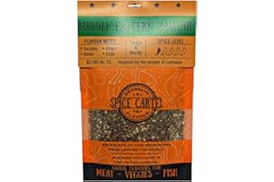Zaatar du Moyen-Orient de Spice Cartel. Mélange d'épices artisanales inspiré du Moyen-Orient. 35G Fabriqué à la main avec amour au Royaume-Uni.