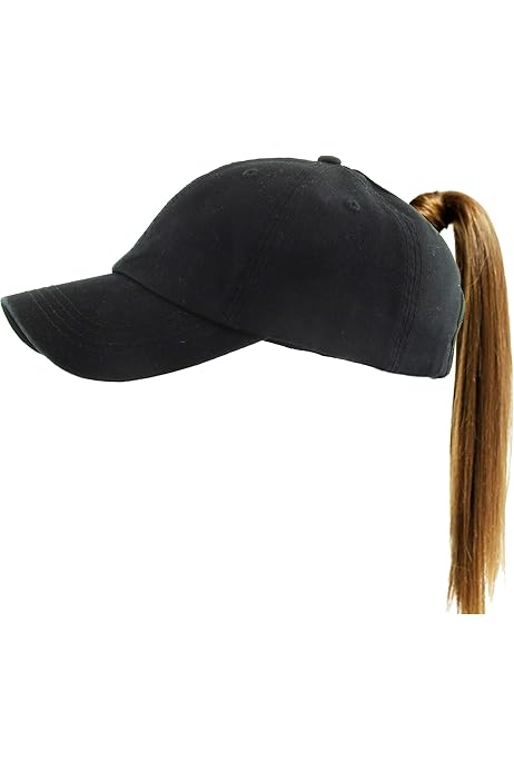 Hats For Woman Womens Baseball Cap Sun Visor High Ponytail Bun