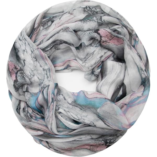 Foulard D'Été Sawekin Femme - Soie/Coton Dégradé - Étole Pour Mariage, Soirée - 195x88 Cm