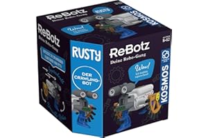 Kosmos 602574 ReBotz - Rusty der Crawling-Bot, Mini-Roboter zum Bauen, Spielen und Sammeln für eine Robo-Gang, Roboter-Spielzeug, Experimentier-Set für Kinder ab 8-12 Jahre