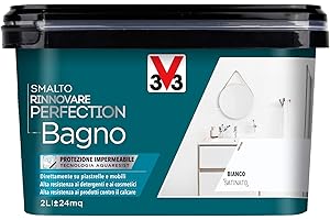 V33 Smalto Rinnovare Perfection Bagno Bianco Satinato 2 L