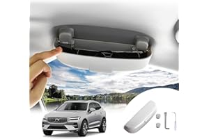 ‎BIBIBO BIBIBO Brillenetui für Volvo XC40 XC60 XC90 V60 V90 S90, Brillenhalter für Auto, Sonnenbrillen Halterung, Aufbewahrung Sonnenbrillenhalt, Car Glasses Holder (Grau)