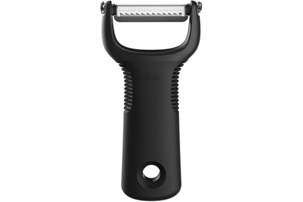 OXO Good Grips – Éplucheur à julienne - Éplucheur en inox - Noir