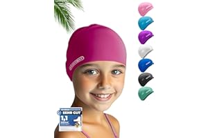 ‎KIDVERSE KIDVERSE Badekappe für Kinder - Jungen & Mädchen - Schwimmkappe 100% Reißfest & Wasserdicht - Badehaube mit UV Schutz - Silikon Bademütze - Schwimmmütze