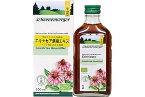 Schoenenberger Echinacea, Naturr. jus de plantes médicinales Chapeau de soleil bio (2 x 200 ml)