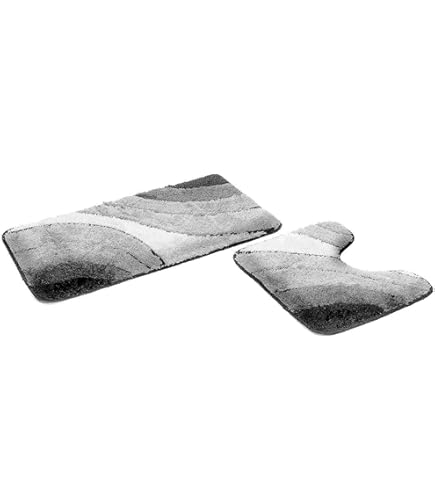 NOVITESSE Badezimmer-Set, Mit Ausschnitt, Grau