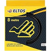 Eltos Lavabo A&ccedil;ma Teli, 6 mm Kalınlık, Dayanıklı, Metal Tel, Lavabo ve Gider Borusu A&ccedil;acağı, Tıkanıklık Giderici, Spiral Tel,