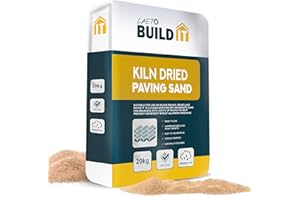 Laeto Kiln Dried Sand 20Kg - Premium Paving Sand for Joints, Driveways & Patios - Block Paving Sand - Ideal Kiln Dried Sand for Block Paving & Landscaping