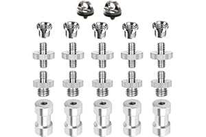 EXBRITH 22 Piezas Cámara Rosca Tripode Convertidor, Adaptadores Rosca Tornillo Tripode, Trípodes Adaptador Rosca, para Cámara, Trípode, Monopie, Soporte Luz