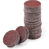 2 Inch Hook & Loop Sanding Discs 1000 Grit - 100 Pcs No-Hole Sandpaper For Orbital Sanders